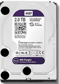 WD PURPLE 2TB 5900RPM 64MB WD20PURX SATA3 REFURBİSH(YENİLENMİŞ) 7/24 Güvenlik DİSKİ